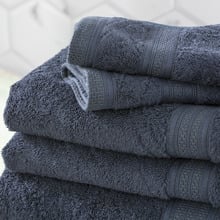 7 Piece Marisse Bamboo & Cotton Bathroom Towel Set